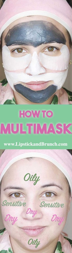 Multimasking is great for combination skin because it targets different problem areas and treats every need. Multimasking is easy and I bet you already have what you need at home.