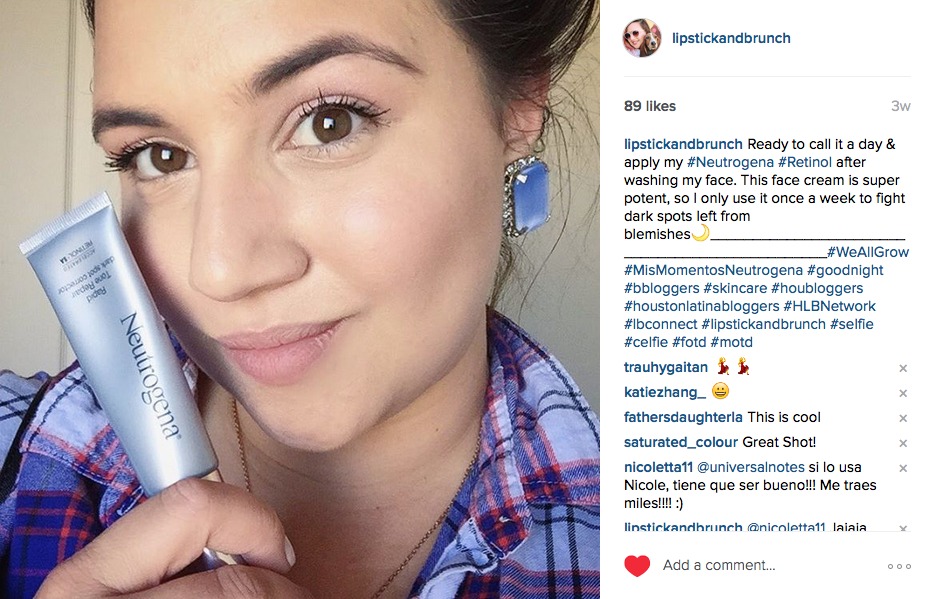 Mis Momentos Neutrogena at We All Grow 2016