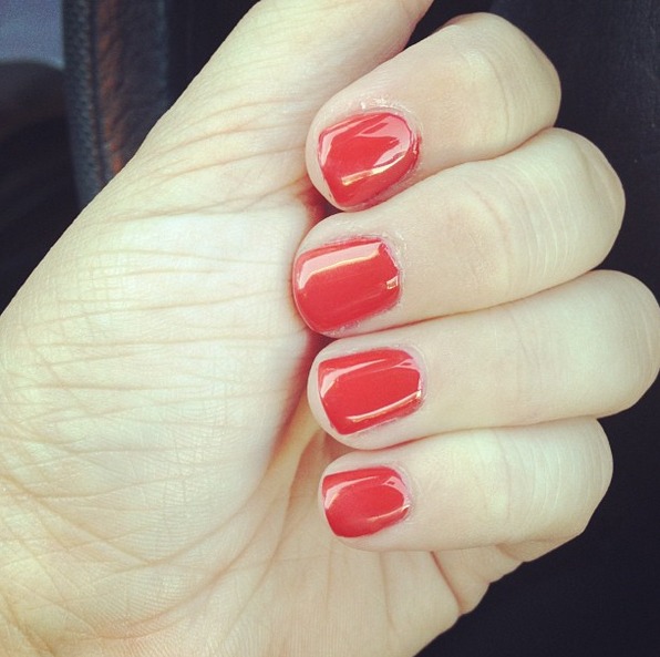 Sensational Red Nails