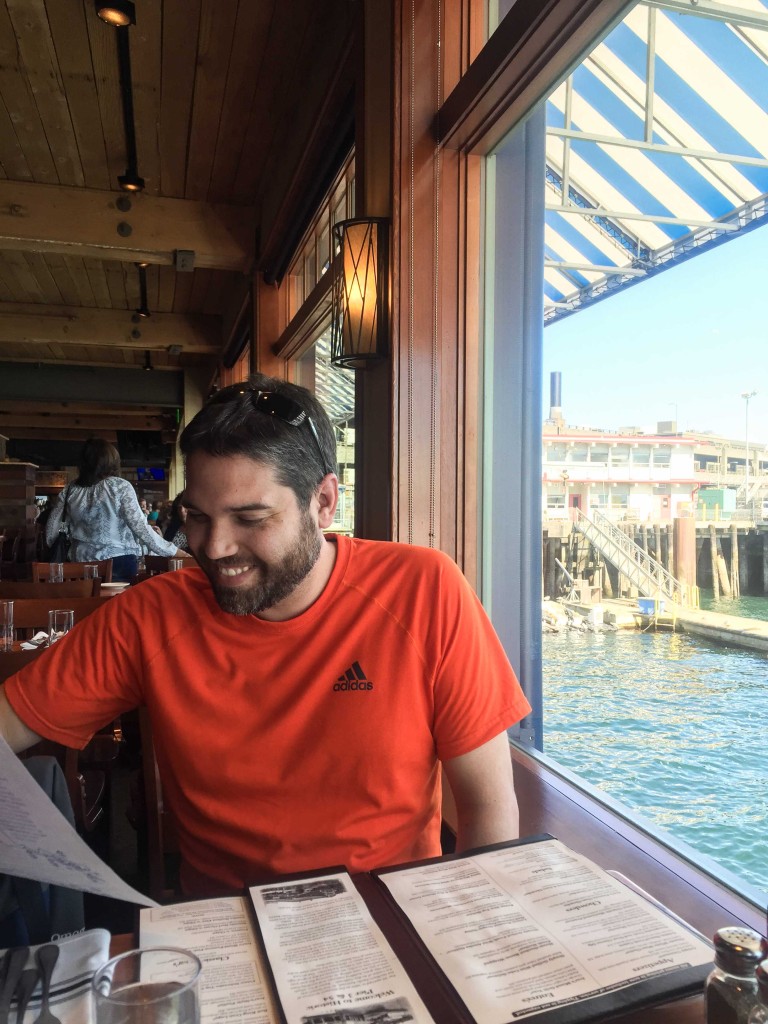 Dinner at Ivar's with the hubby 