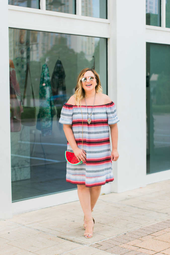 Still loving the off-the-shoulder trend. It's especially forgivng to petite curvy girls like me!