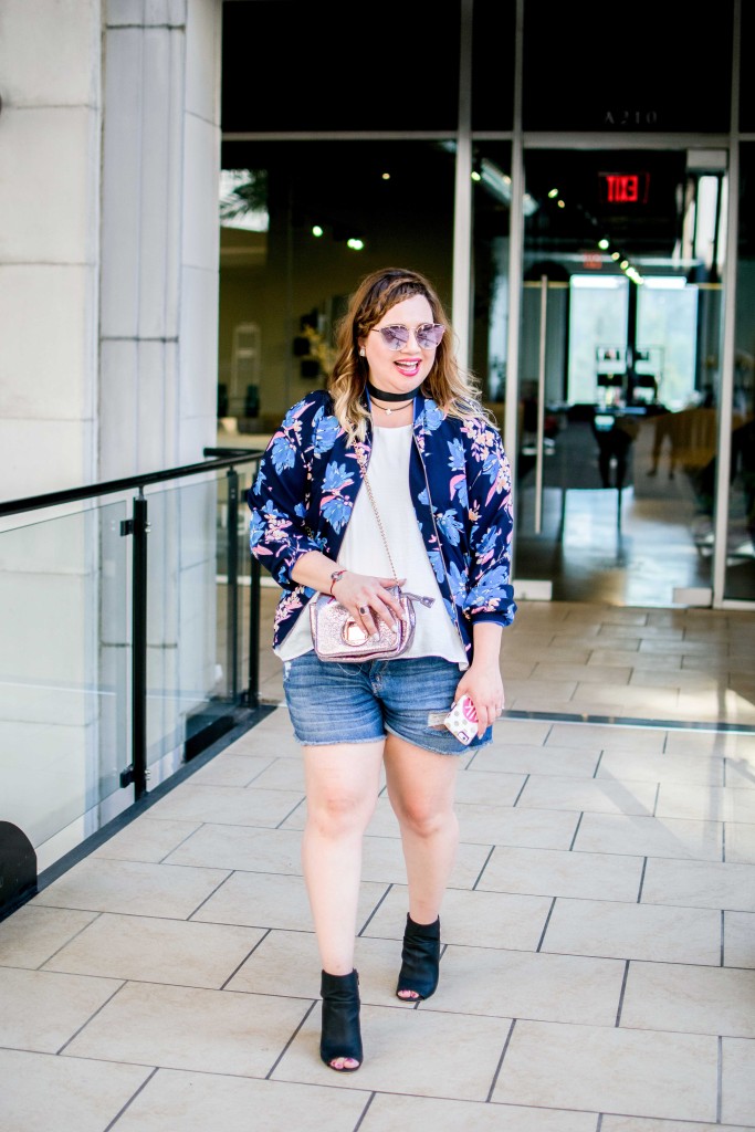 The perfect bomber jacket to transition from Summer to Fall.