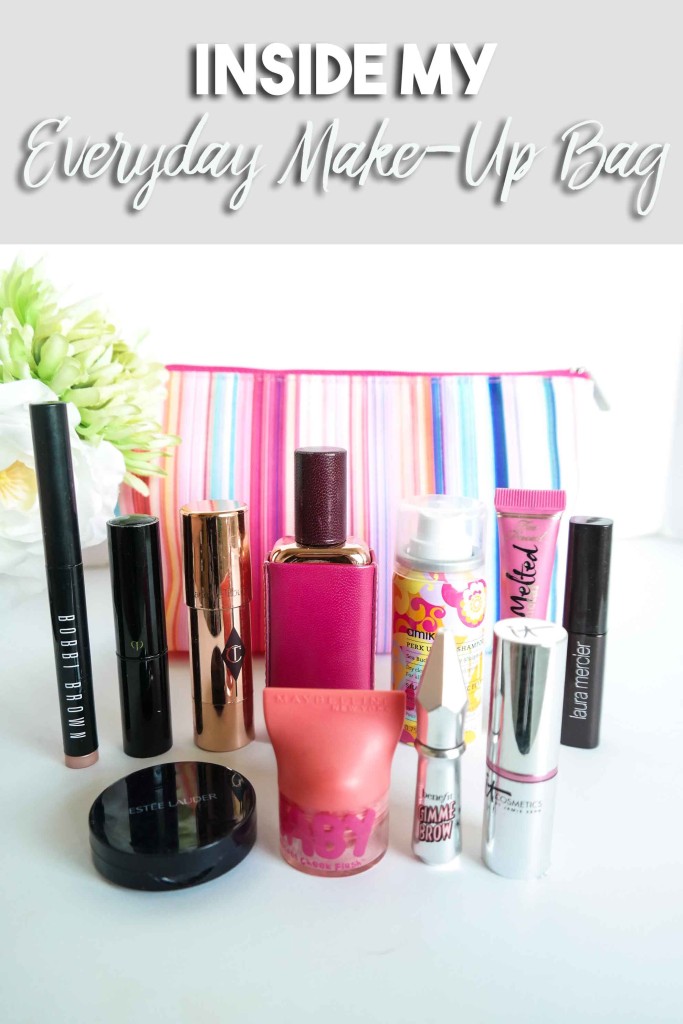 Check out what's inside my everyday make-up bag! 