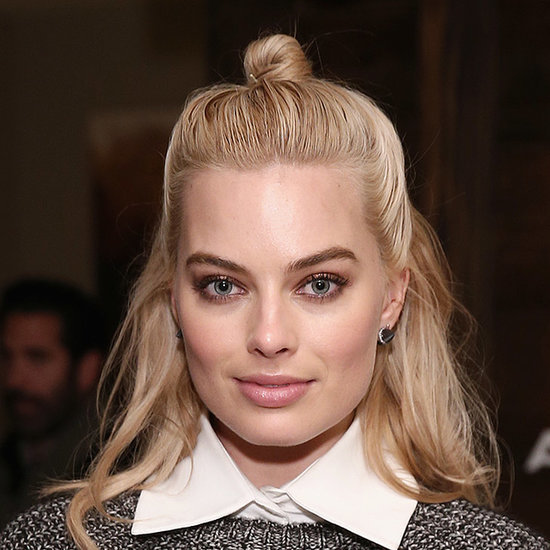 margo-robbie-and-her-half-up-top-knot