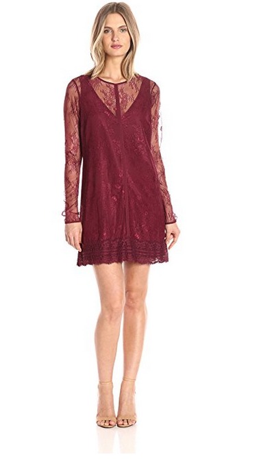 Guess Red Lace Dress