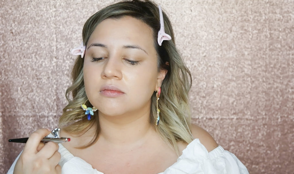 Luminess Air Airbrush- Nude and Naughty Eye-Shadow Palette-Lipstick and Brunch3