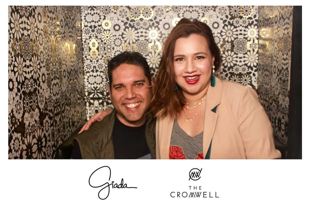 Cute photobooth at Giada Las Vegas