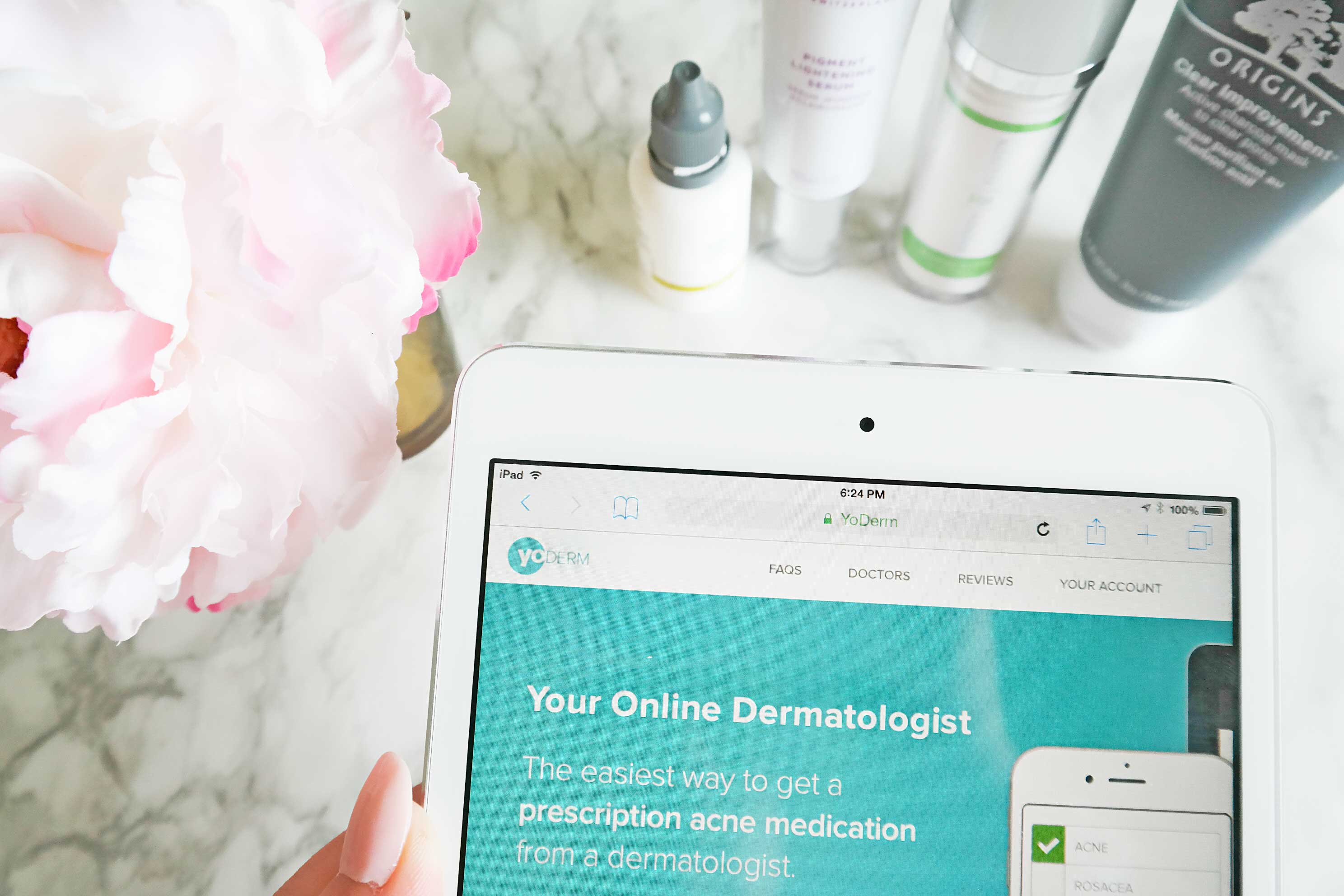 Yo Derm is an online dermatology office