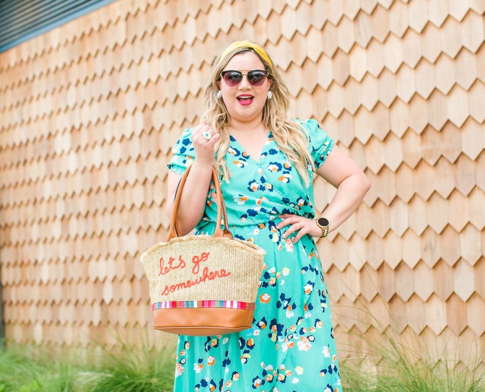 The Perfect Flowy Green Dress for Spring from JCPenney - Lipstick & Brunch