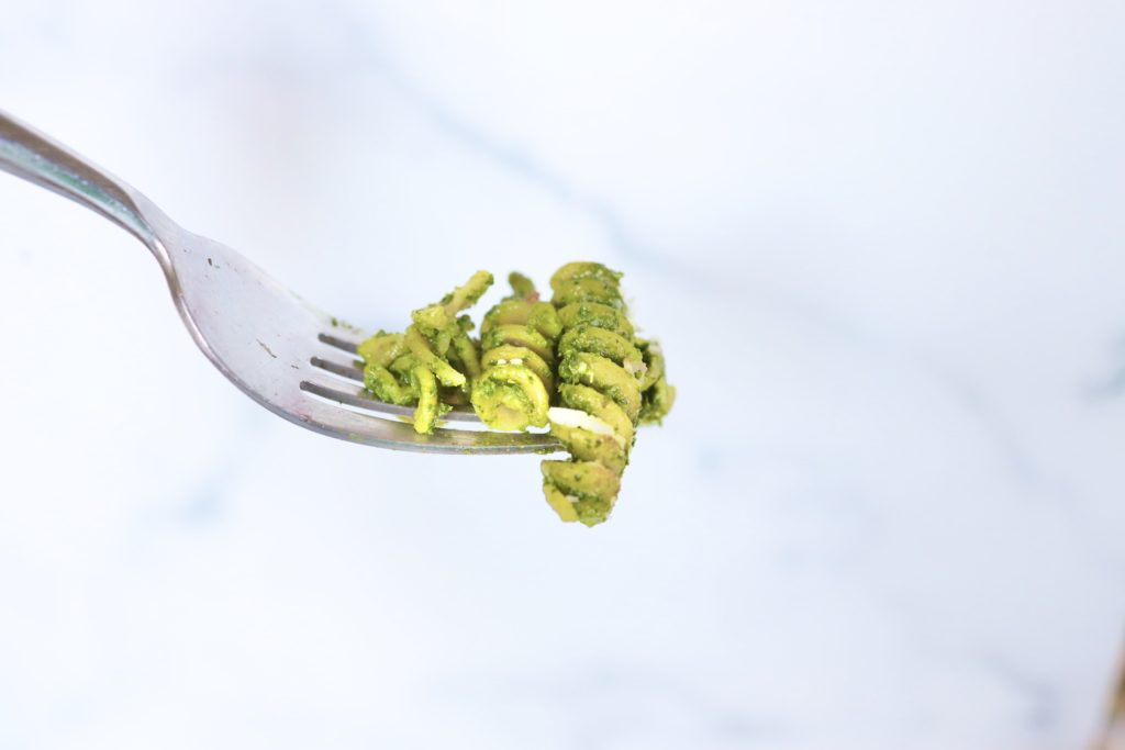 spinach pesto pasta