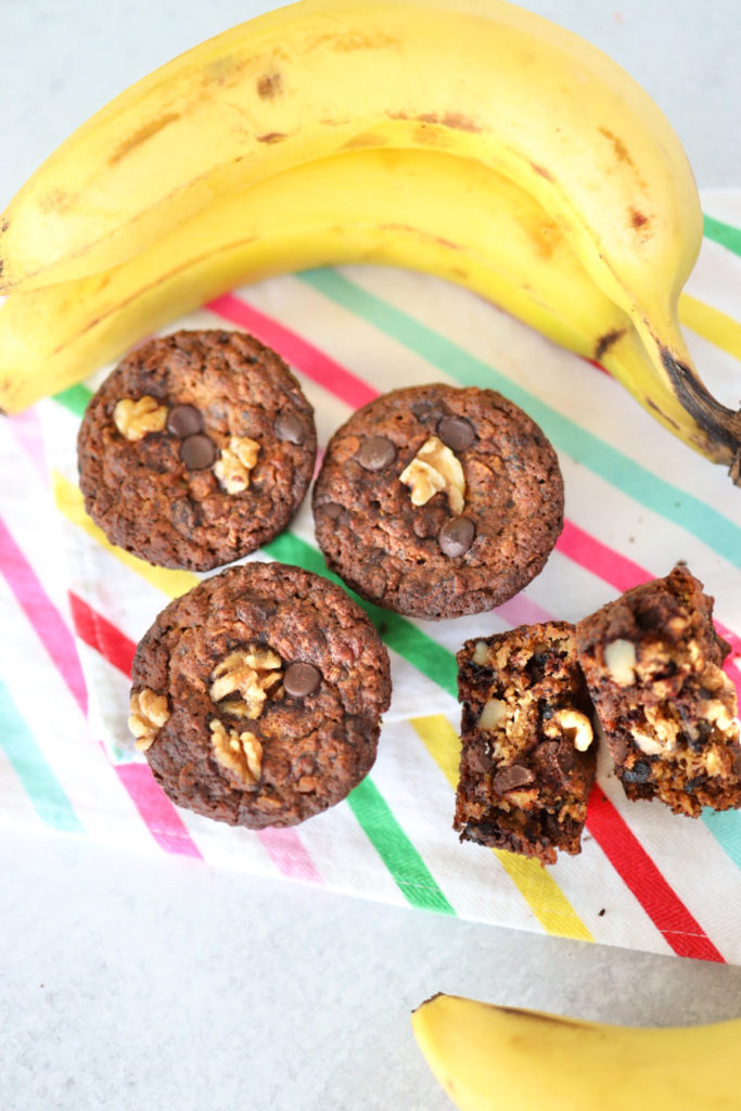 diabetic friendly banana nut muffins