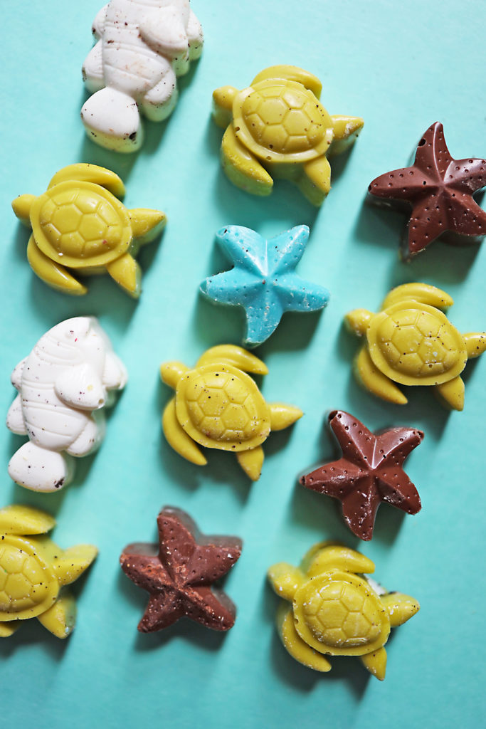 chocolate sea animal shapes